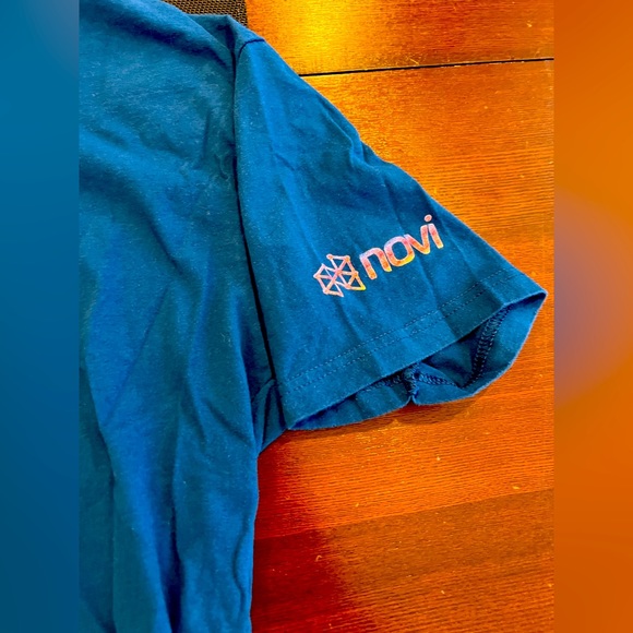 Next Level Apparel Solid Blue T-shirt - Picture 3 of 3